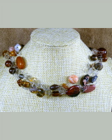 Kr&auml;uselkette braun