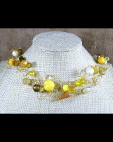 Kr&auml;uselkette gelb